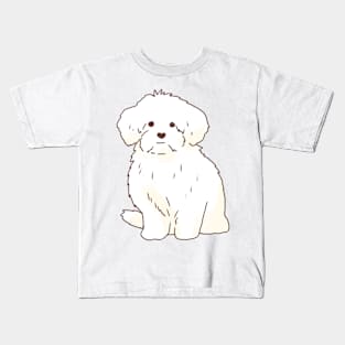 Maltese illustration Kids T-Shirt